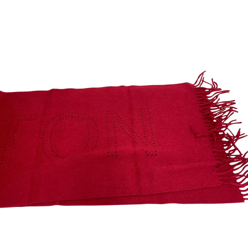 Louis Vuitton LV Perfo Muffler Red Scarf