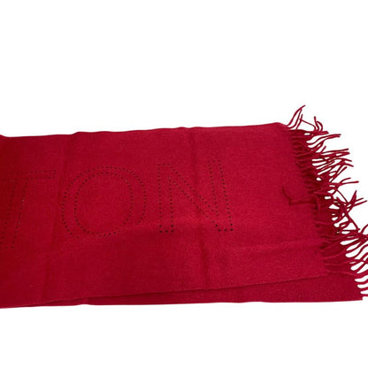 Louis Vuitton LV Perfo Muffler Red Scarf