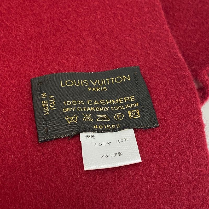 Louis Vuitton LV Perfo Muffler Red Scarf