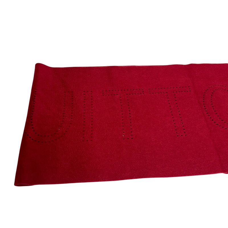 Louis Vuitton LV Perfo Muffler Red Scarf