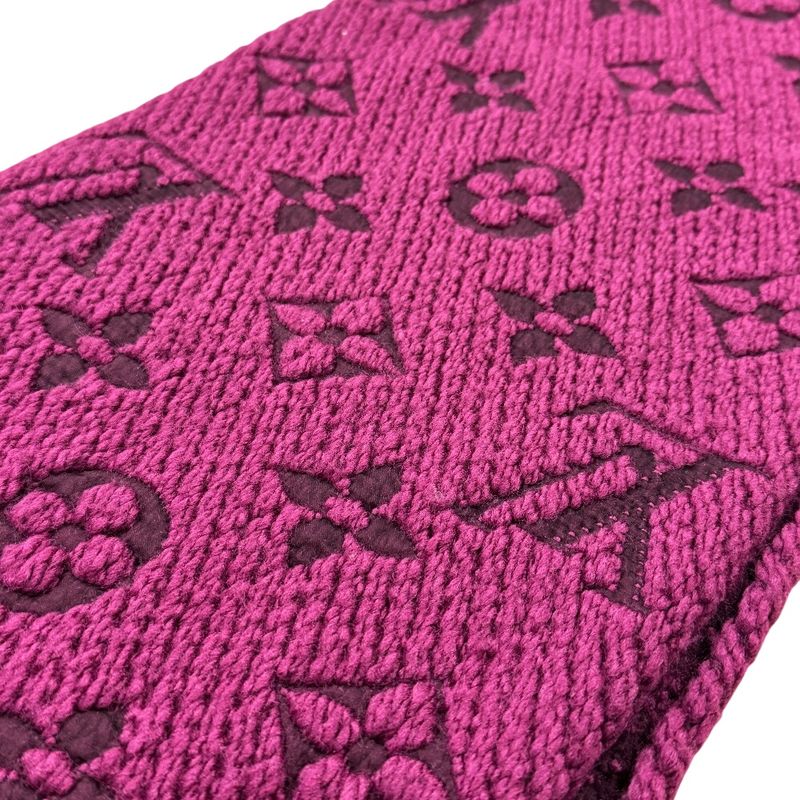 Louis Vuitton Scarf Wool Purple