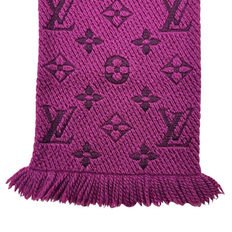 Louis Vuitton Scarf Wool Purple