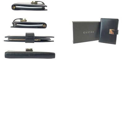 Gucci Black Silver Leather 031 Notebook Cover