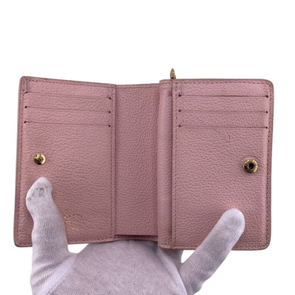 Louis Vuitton Compact Wallet Portefeuille Bifold Pink