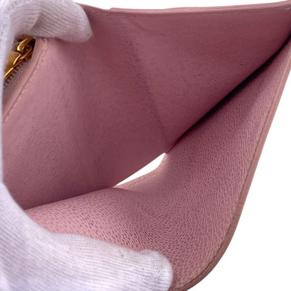 Louis Vuitton Compact Wallet Portefeuille Bifold Pink