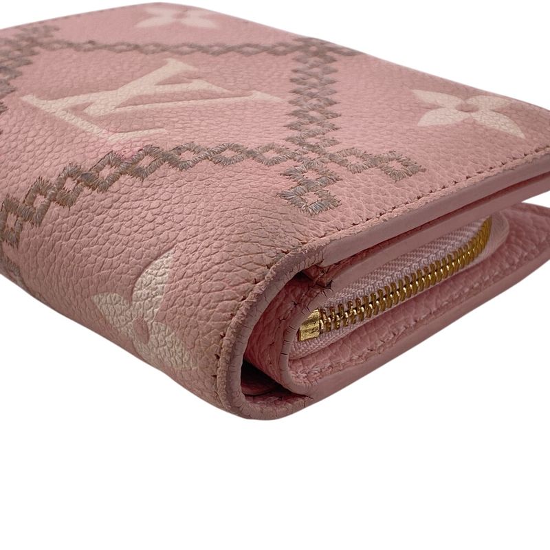 Louis Vuitton Compact Wallet Portefeuille Bifold Pink