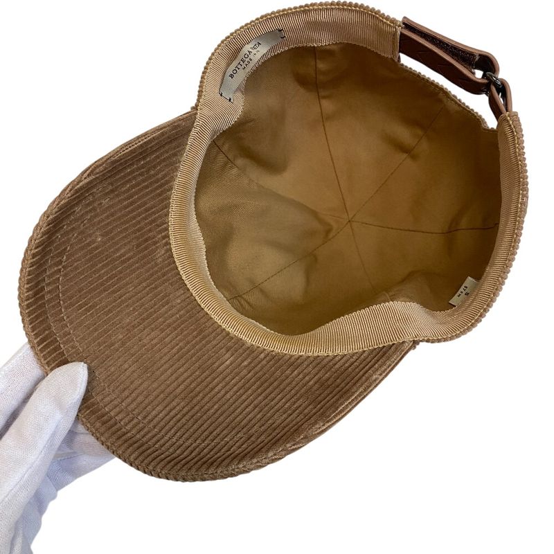 Bottega Veneta Corduroy Cap Beige