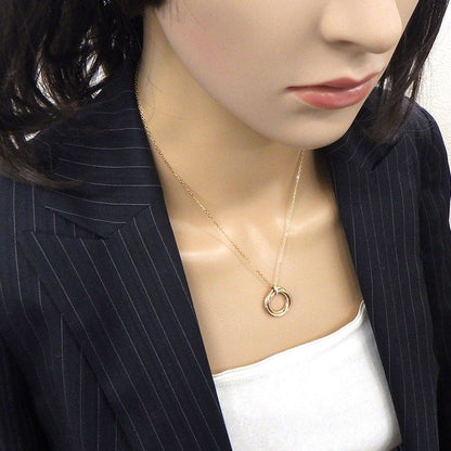 Cartier Necklace Trinity Christmas Limited Model Triple Circle 5 Points
