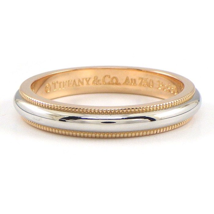 Tiffany & Co. Ring Together Milgrain 18K Pink Gold