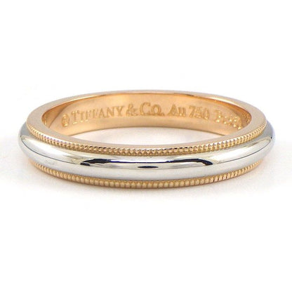 Tiffany & Co. Ring Together Milgrain 18K Pink Gold