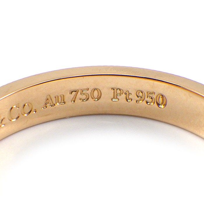 Tiffany & Co. Ring Together Milgrain 18K Pink Gold