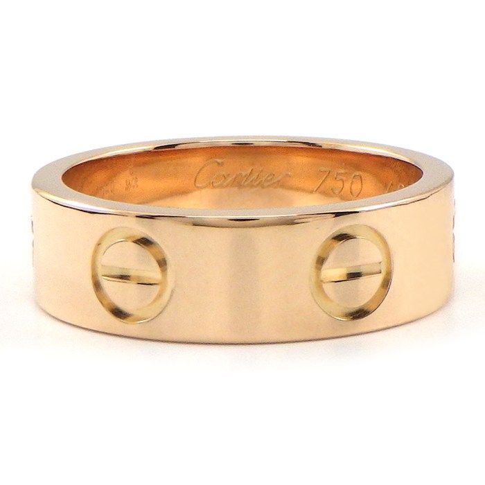 Cartier Ring Love Classic Model MM 18K Pink Gold 49