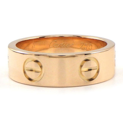 Cartier Ring Love Classic Model MM 18K Pink Gold 49