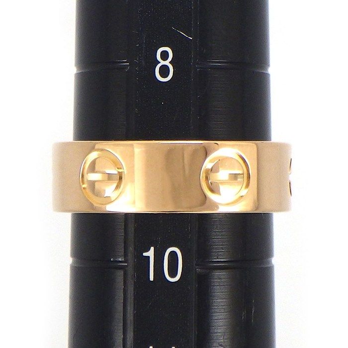 Cartier Ring Love Classic Model MM 18K Pink Gold 49