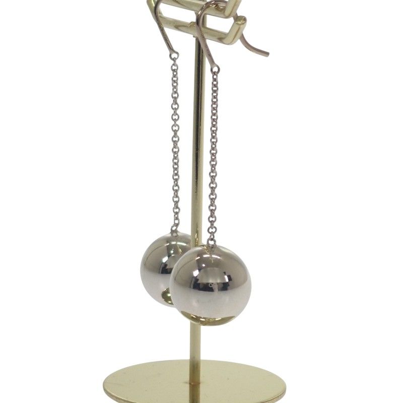 Tiffany & Co. Ball Earrings Hook Chain