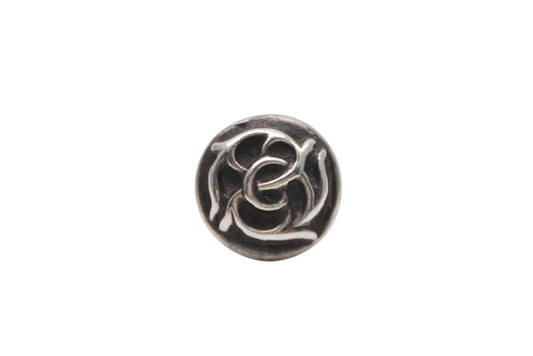 Chrome Hearts Floral Stud Earrings 925 Sterling Silver