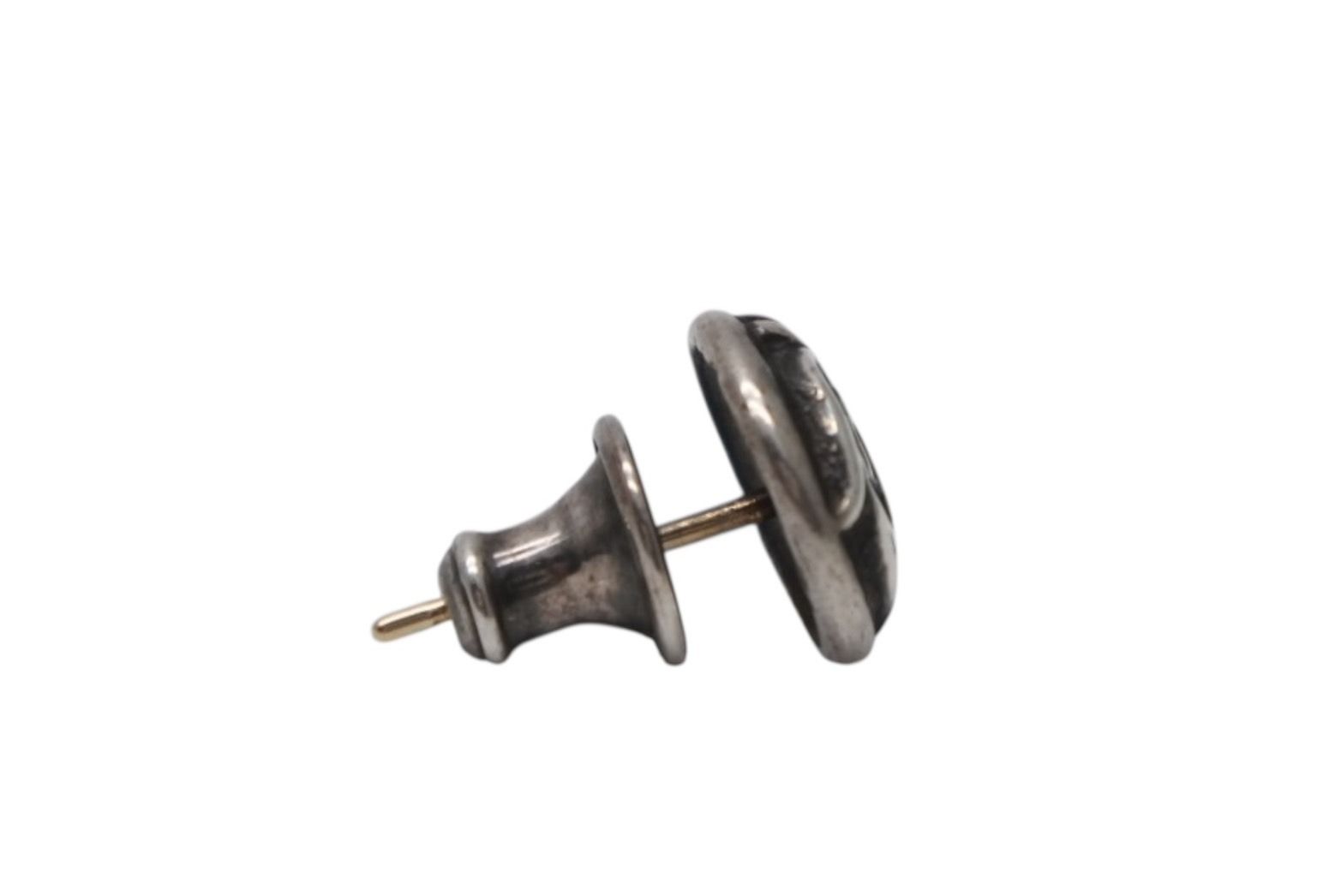 Chrome Hearts Floral Stud Earrings 925 Sterling Silver — view 3