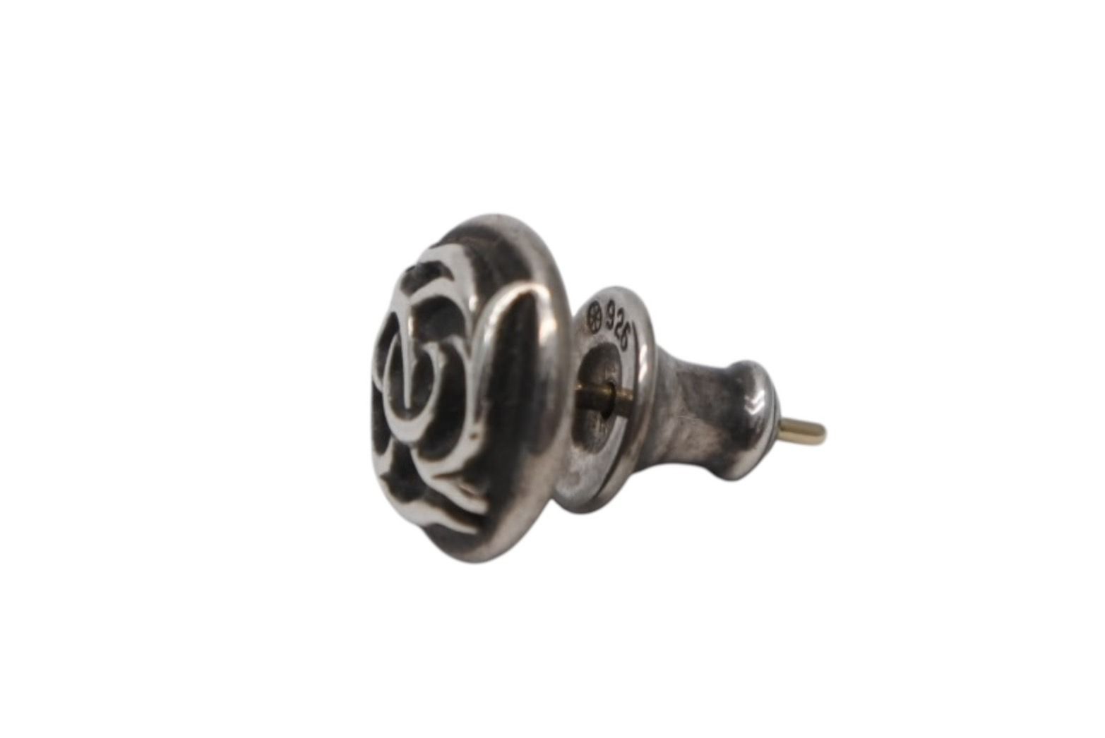 Chrome Hearts Floral Stud Earrings 925 Sterling Silver — view 2