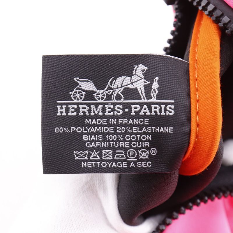 Hermes Neobain MM Polyurethane Pink Pouch