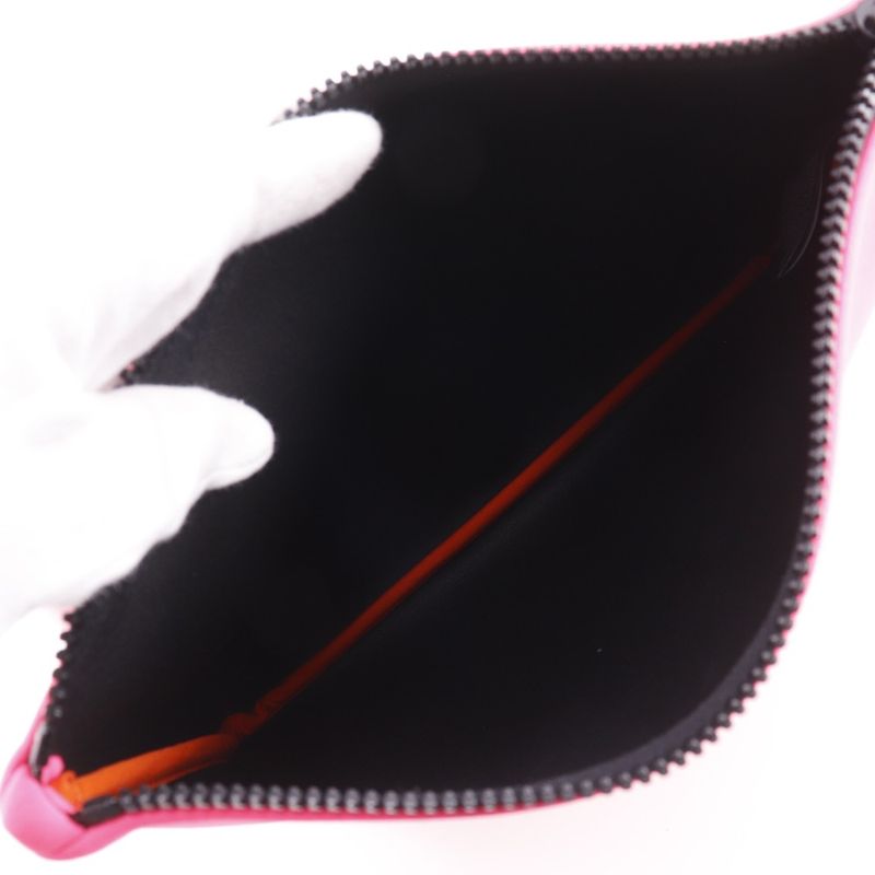 Hermes Neobain MM Polyurethane Pink Pouch