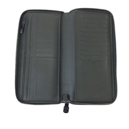 Louis Vuitton Monogram Shadow Zippy Long Wallet Vertical Black
