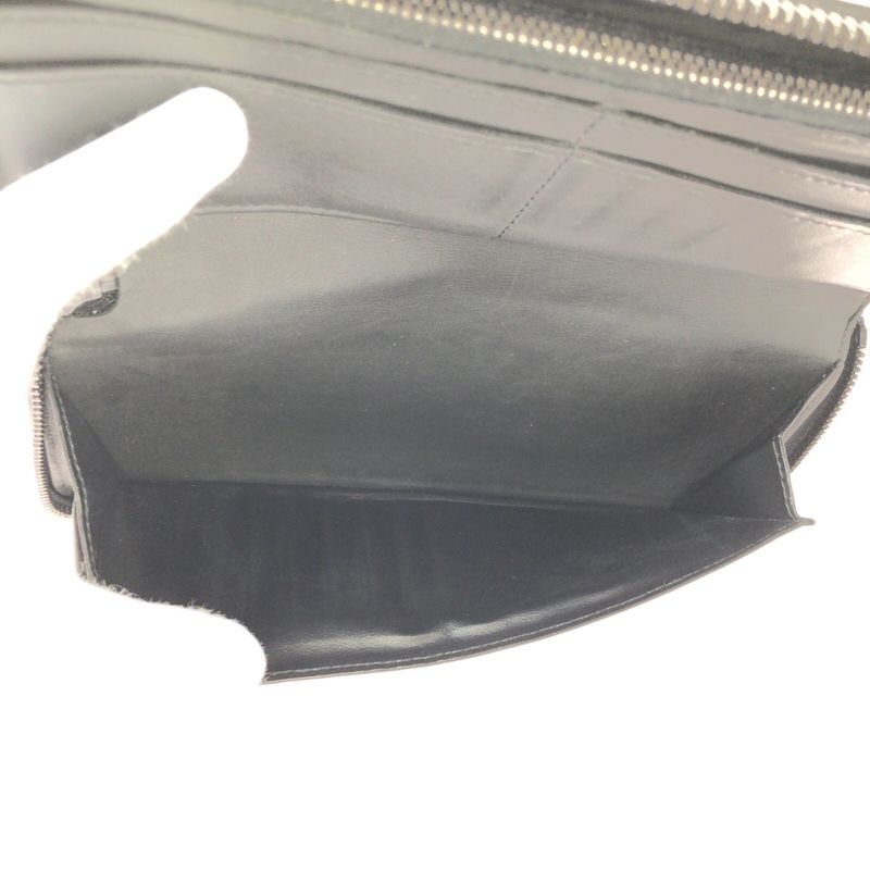 Louis Vuitton Monogram Shadow Zippy Long Wallet Vertical Black