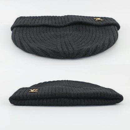 Louis Vuitton Beanie LV Spark Knit Cap Cashmere Noir Black