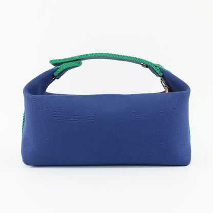 Hermes Brid-a-brac PM Blue Silver Handbag Pouch