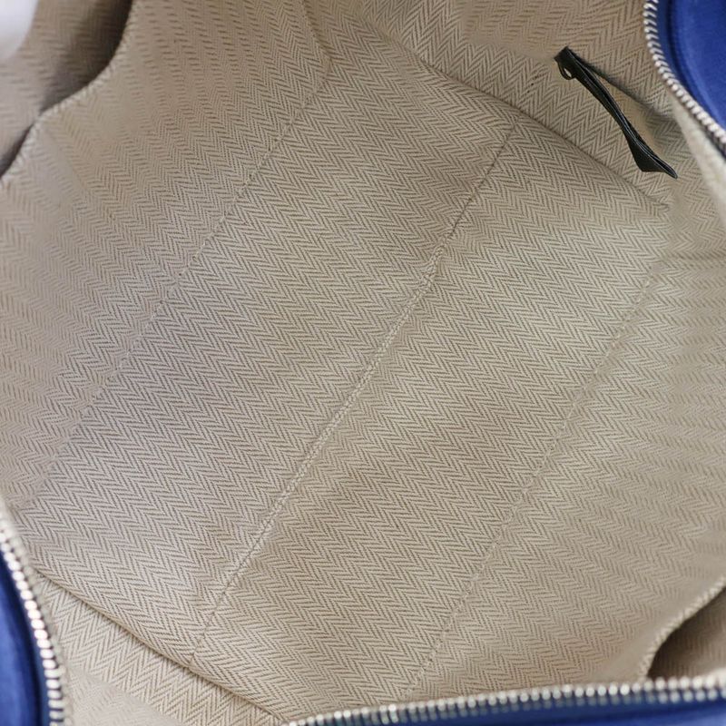 Hermes Brid-a-brac PM Blue Silver Handbag Pouch