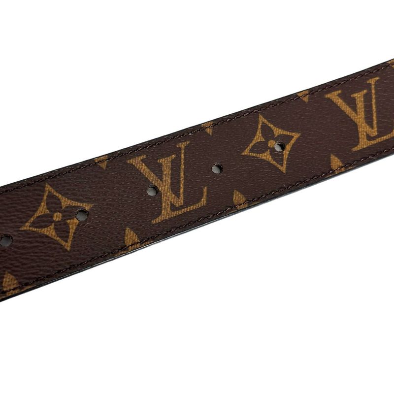 Louis Vuitton Monogram Belt LV Circle Reversible 30 75 Waist Epi LV Gold Width