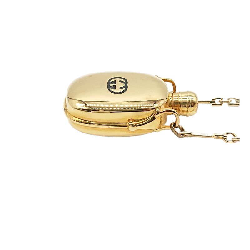 Gucci Perfume Bottle Pendant Necklace Gold