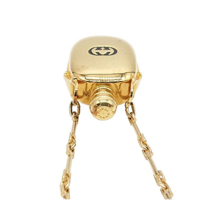 Gucci Perfume Bottle Pendant Necklace Gold