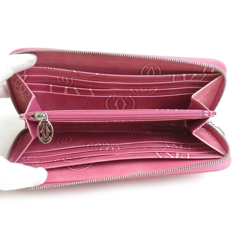 Cartier Zip Around Wallet Happy Birthday