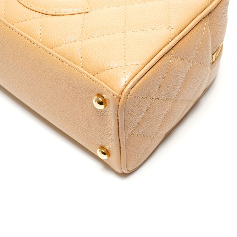 Chanel Handbag CC Logo Caviar Leather Mini