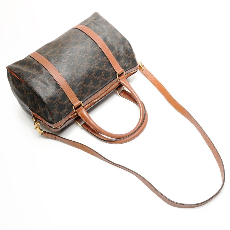 Celine Boston Bag Macadam Trinoff Logo