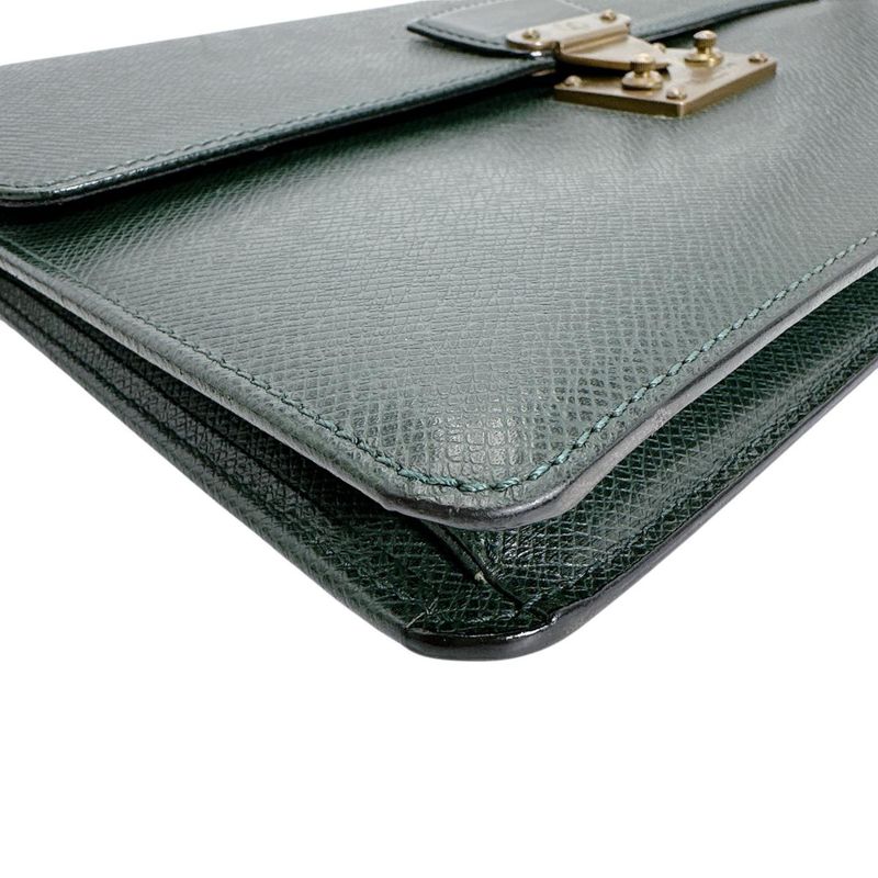 Louis Vuitton Taiga Epi Sea Pochette Clado Second Bag Green
