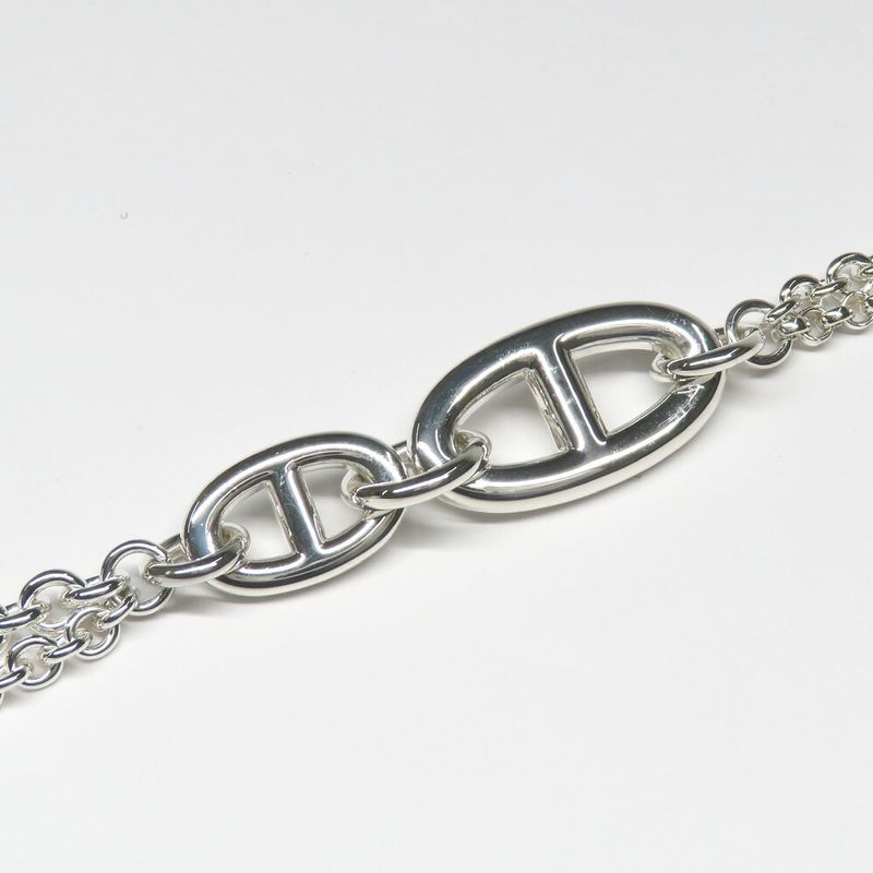 Hermes Bracelet Chaine D'ancre New Farandole ST Silver