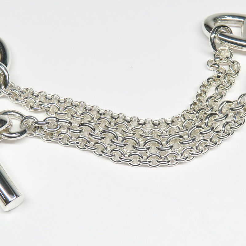 Hermes Bracelet Chaine D'ancre New Farandole ST Silver