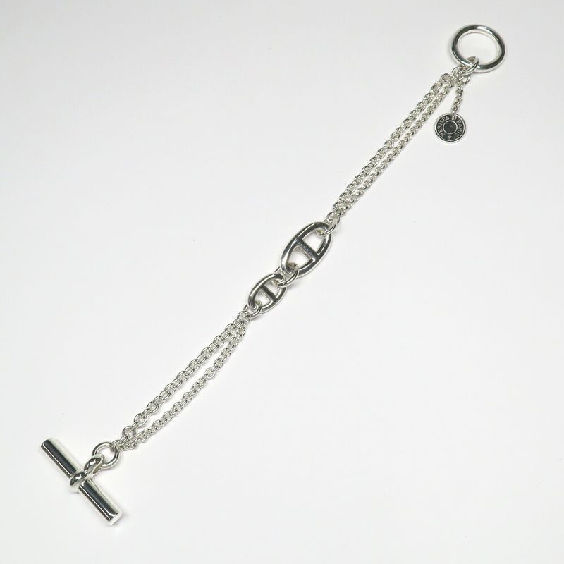 Hermes Bracelet Chaine D'ancre New Farandole ST Silver