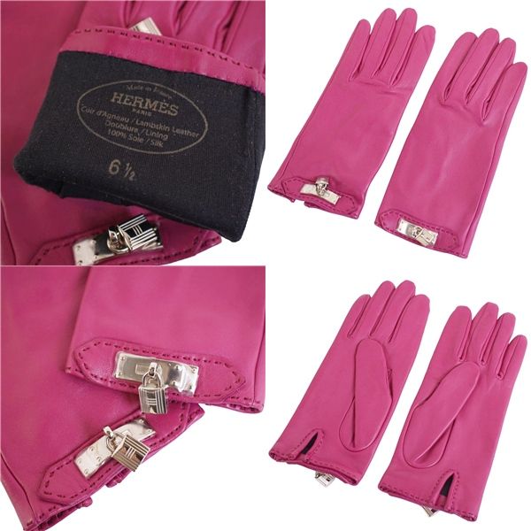 Hermes Gloves Kelly Cadena Padlock