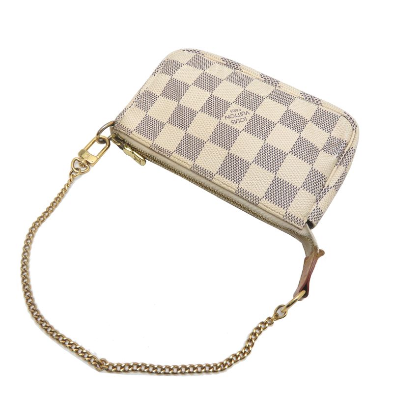 Louis Vuitton Pouch Leather White