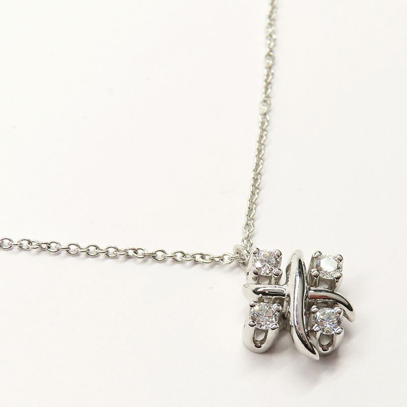Tiffany & Co. Sixteen Stone Jean Schlumberger Cross Platinum Necklace