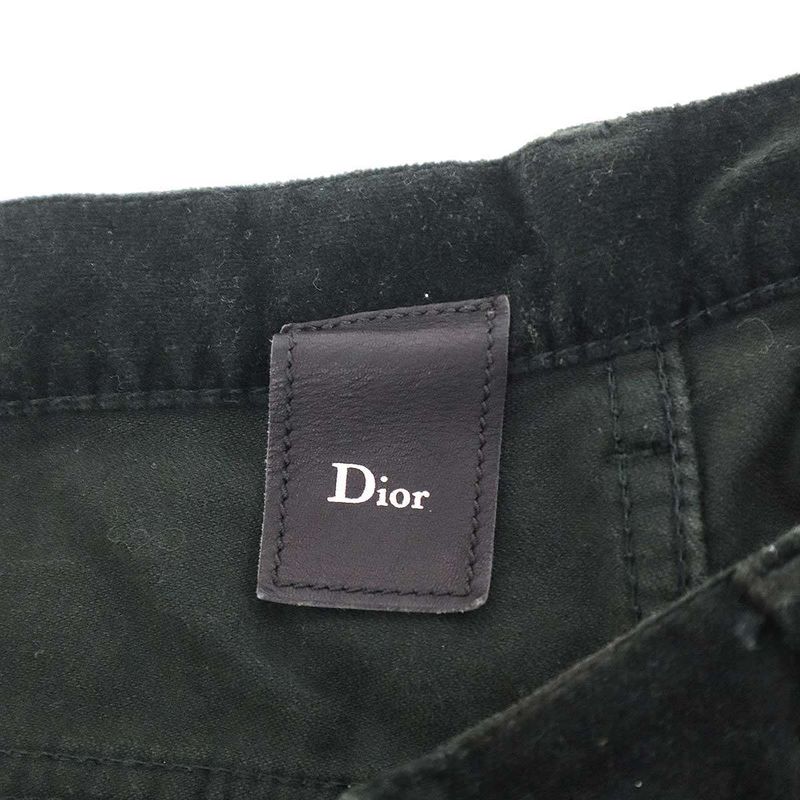 Dior Homme Velvet Pants Green 33