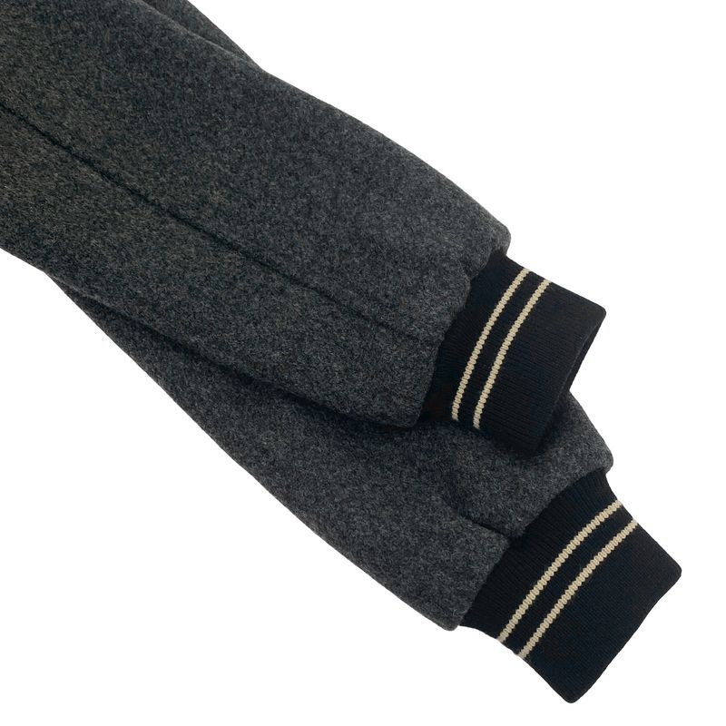 Celine Embroidery Teddy Jacket Stadium Gray 34