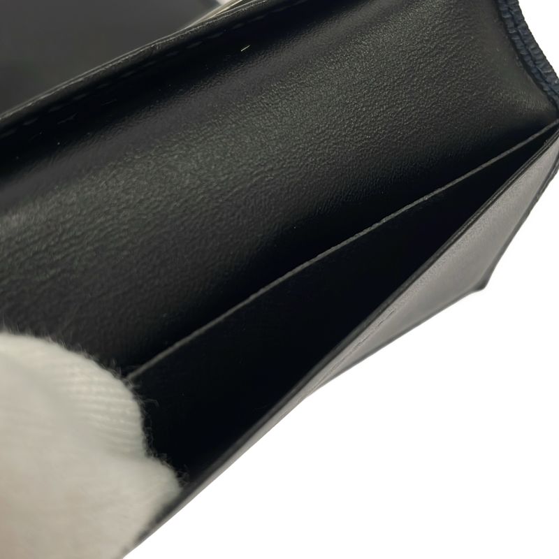 Bvlgari Leather Key Case Navy