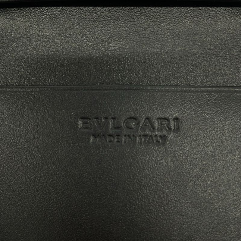 Bvlgari Leather Key Case Navy