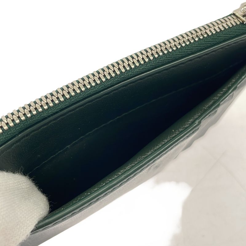 Balenciaga Coin & Card Case Fragment Green