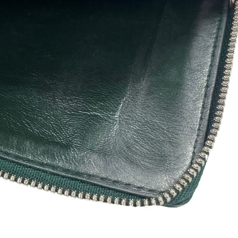 Balenciaga Coin & Card Case Fragment Green