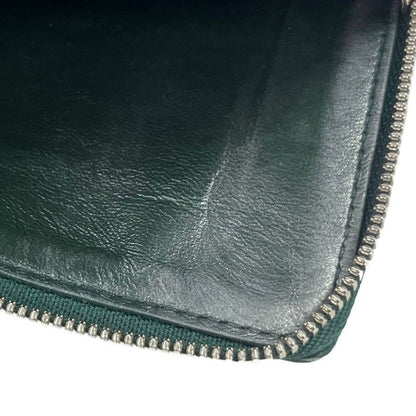 Balenciaga Coin & Card Case Fragment Green