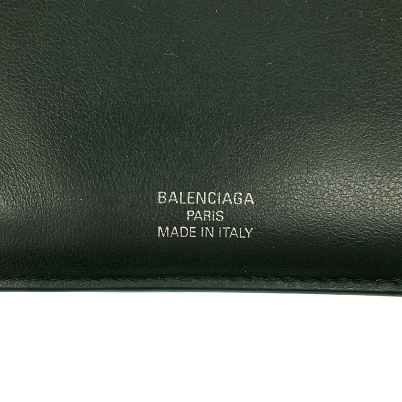 Balenciaga Coin & Card Case Fragment Green